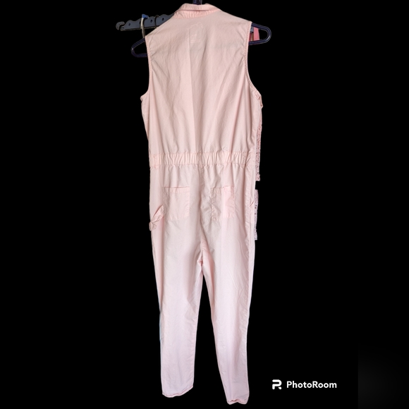 Target Art Class Museum of Ice Cream Pink Jumpsuit Romper Girls L 10/12 - Picture 2 of 5